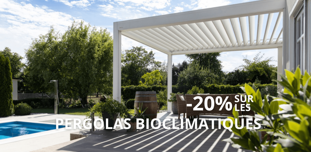 Image - remise 20% - Pergolas bioclimatiques